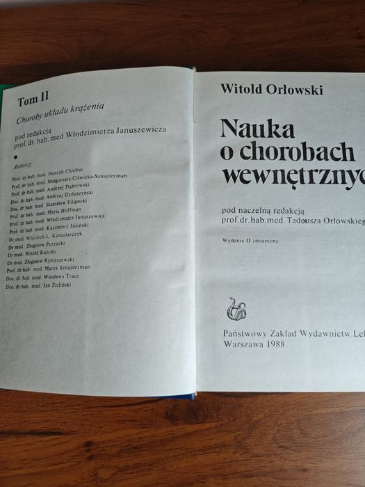 Tanio nowe 5 szt.Nauka o chorobach wewnętrznych