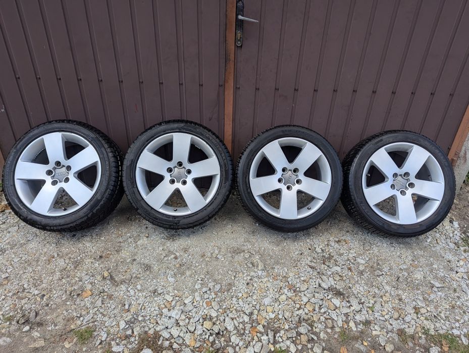 Koła Audi VW Seat 5x112 235/45r17  7.5" et45 opony  zimowe dot 24r