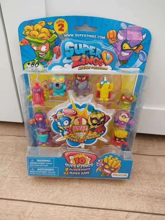 Super Zings superzings seria 2 blister 9 figurek 1 złota