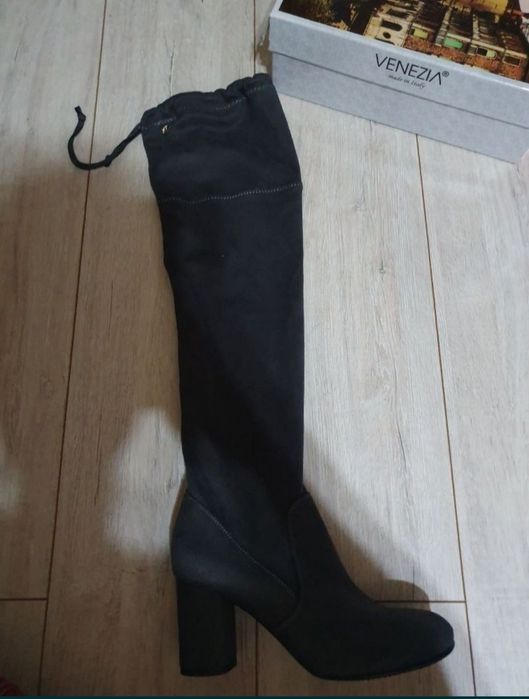 Kozaki zamszowe Venezia