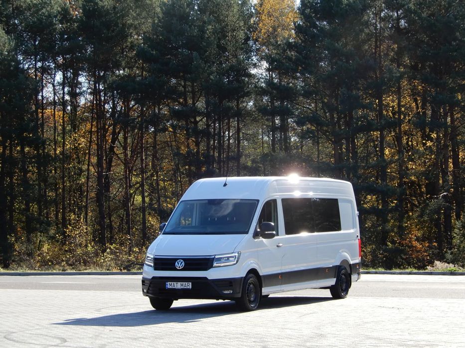 Volkswagen Crafter 2.0 TDI 177 KM 9-Cio Osobowy VIP Zabudowa VAN-GRABOWSKI Furgon Blaszak 4490 mm MAXI LONG FULL LED TEMPOMAT HAK 3000 Kg Udźwig UNIKAT STAN JAK NOWY  100 % Bezwypadkowy ! Salon Polska ! I Właściciel ! Jedyny Taki !