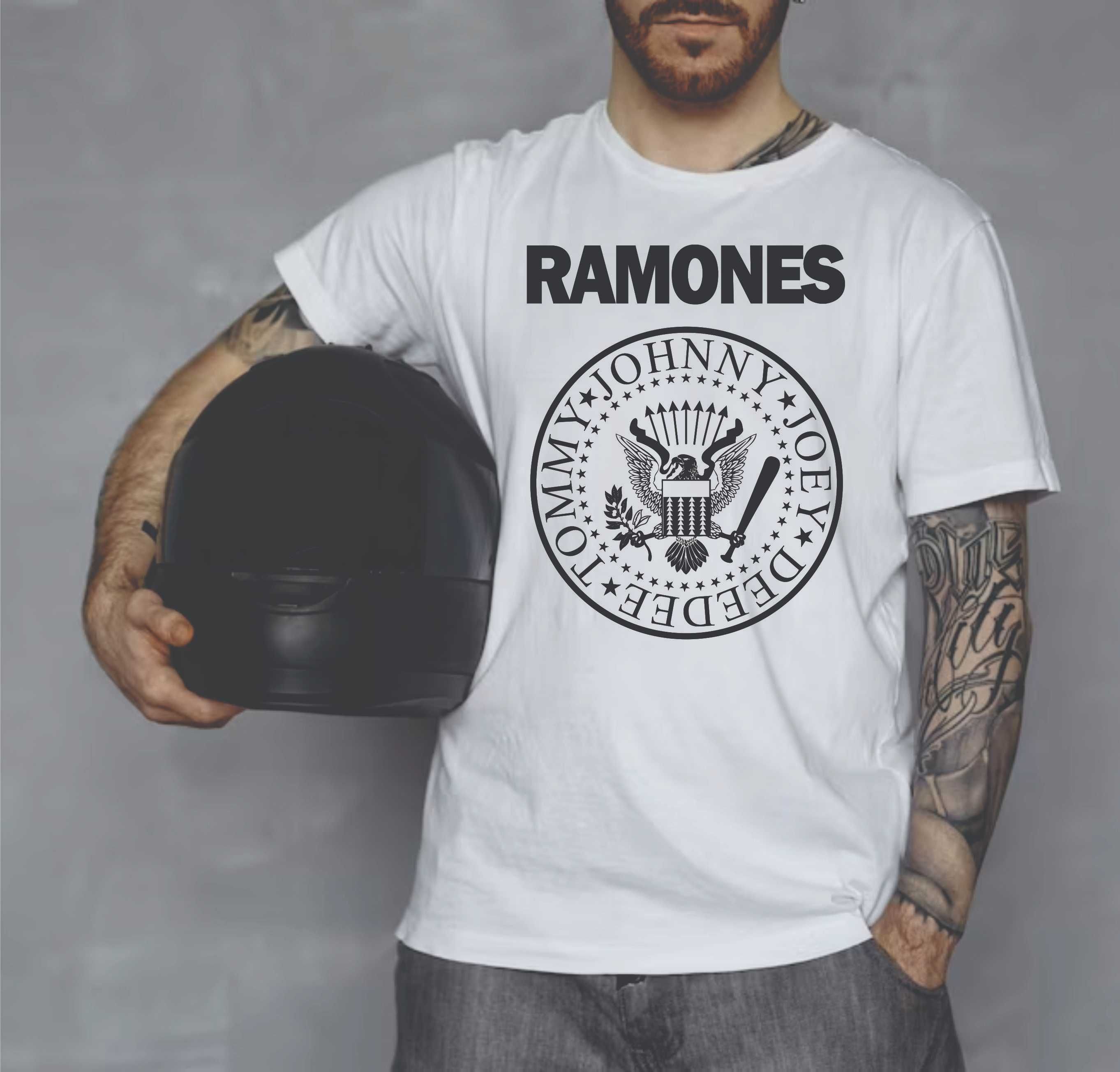 T-shirt, GAS Monkey - JACK Daniels - RAMONES