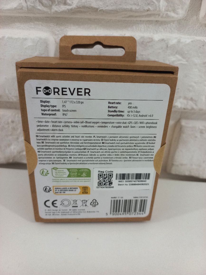 Nowy smartwatch Forever Siva ST-100 czarny