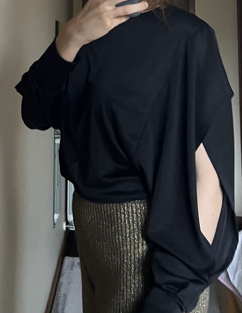 Camisola Zara Preta com brilho