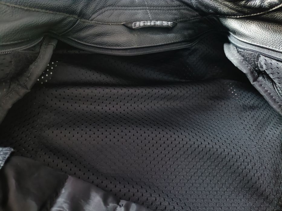 Casaco motard Mulher em pele Dainese