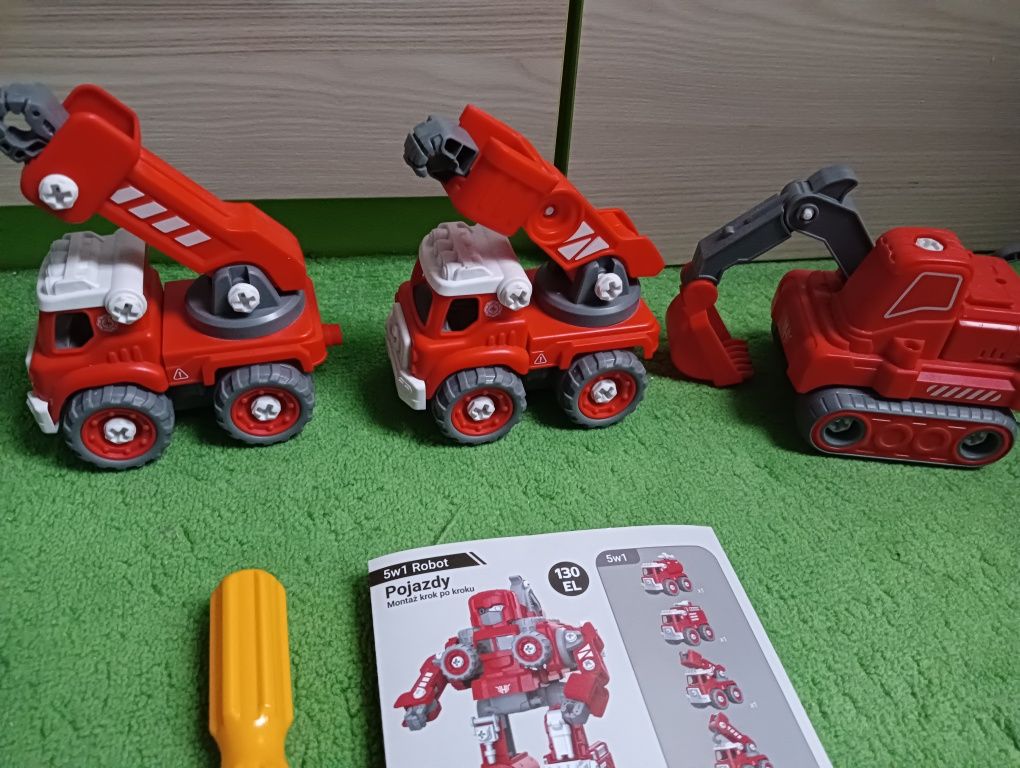 Robot 5 w 1 pojazdy