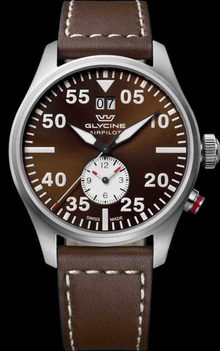 GLYCINE Airpilot Dual Time 44mm НОВИЙ