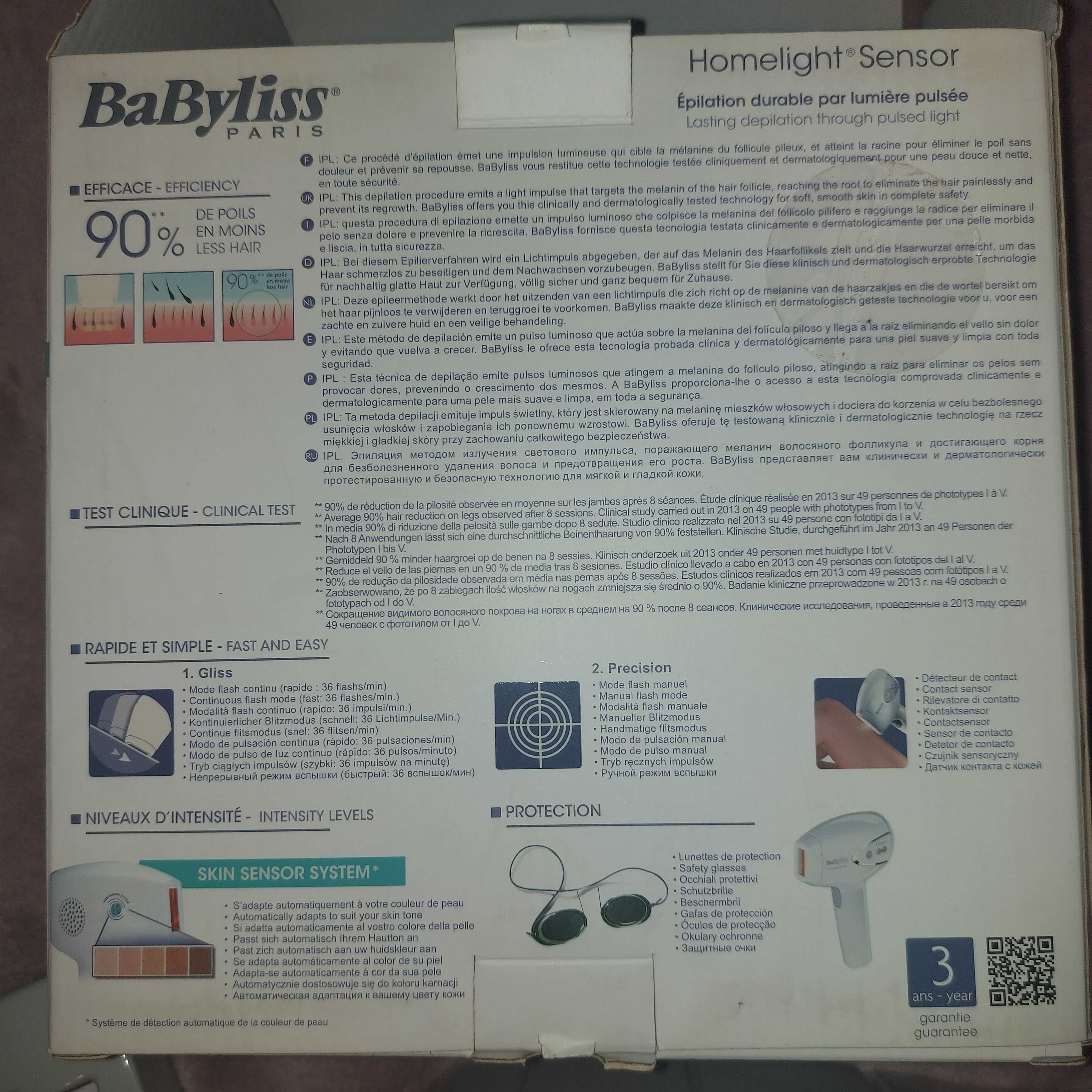 Depilator BABYLISS Homelight