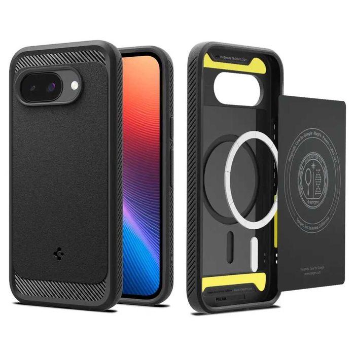 Чехол Spigen Rugged Armor MagFit для Google Pixel 9a Matte Black