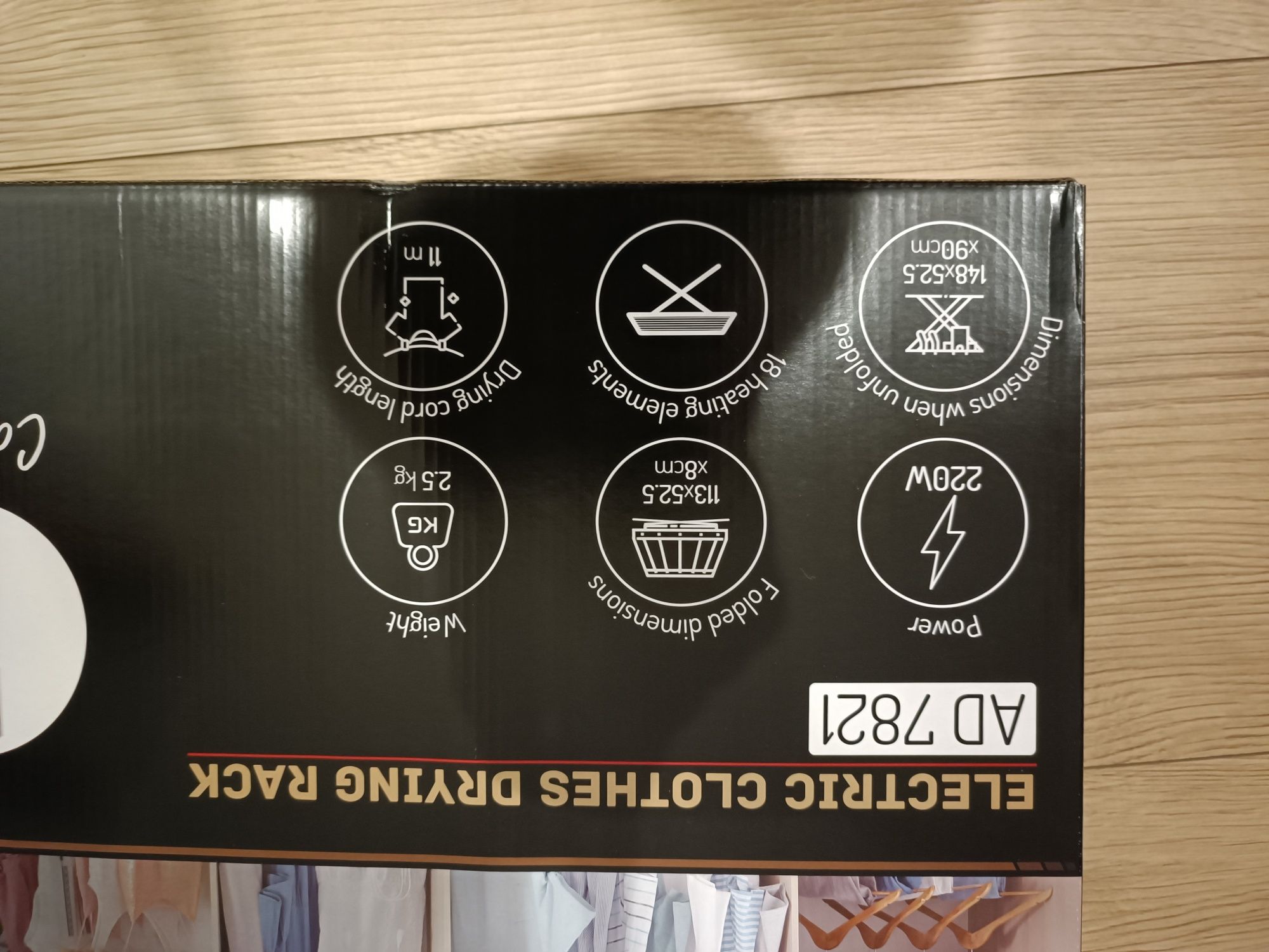Elektryczna suszarka na pranie Adler