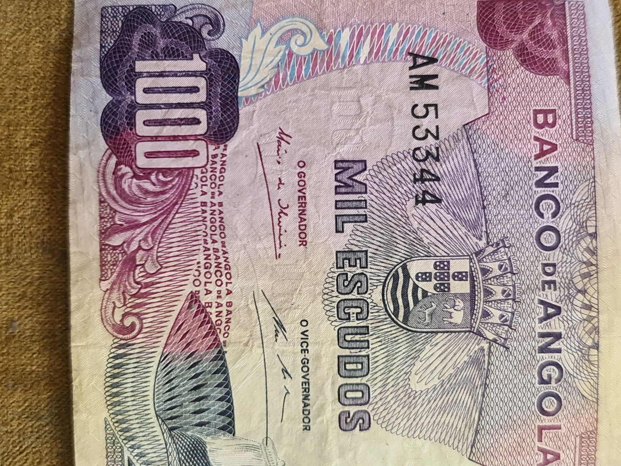 Notz 1000 escudos Angola 1972