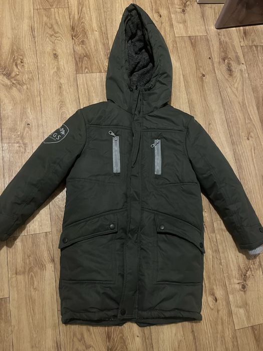 Куртка зимова для хлопчика 128 зріст до 11 років