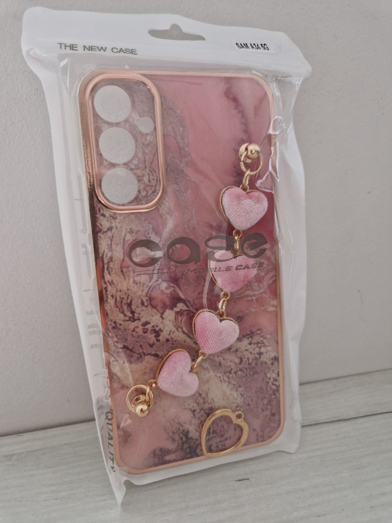 Trend Case do Samsung Galaxy A34 5G wzór 6 różowy