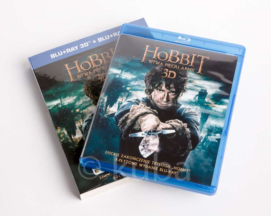 Hobbit Bitwa Pięciu Armii Blu Ray 3D wyd. 4-płytowe