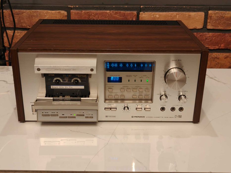 PIONEER CT-F950 ! Blue Line ! Znakomity Deck VINTAGE