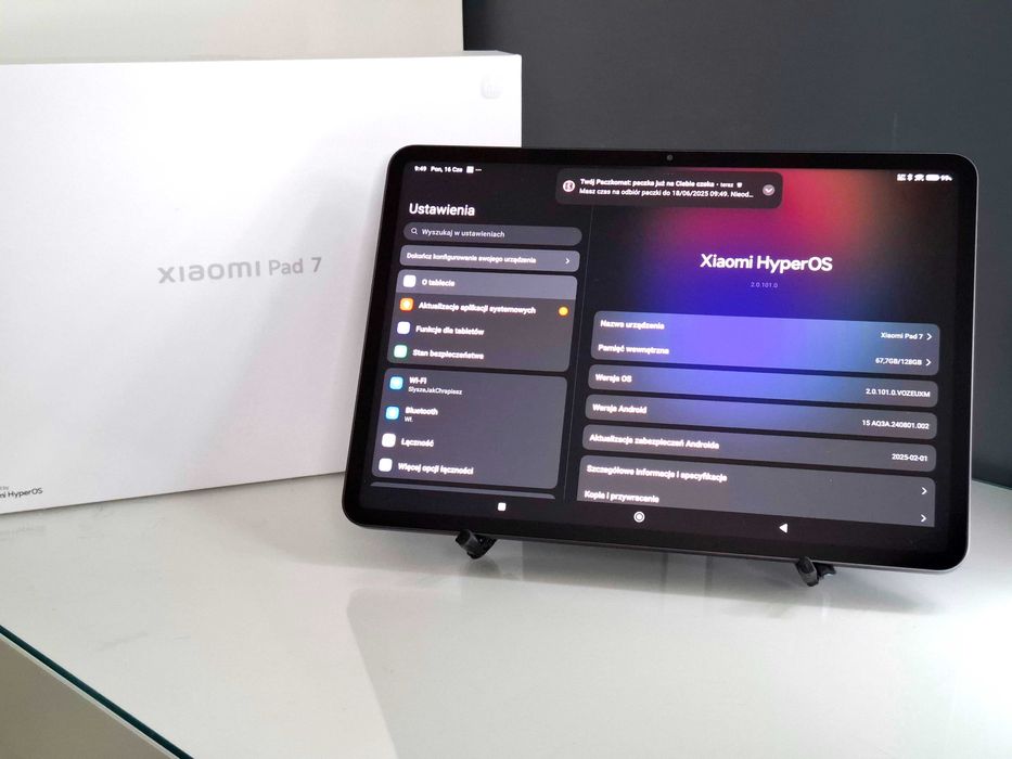 Xiaomi Pad 7 8/256GB – NOWY na gwarancji Grey/Szary