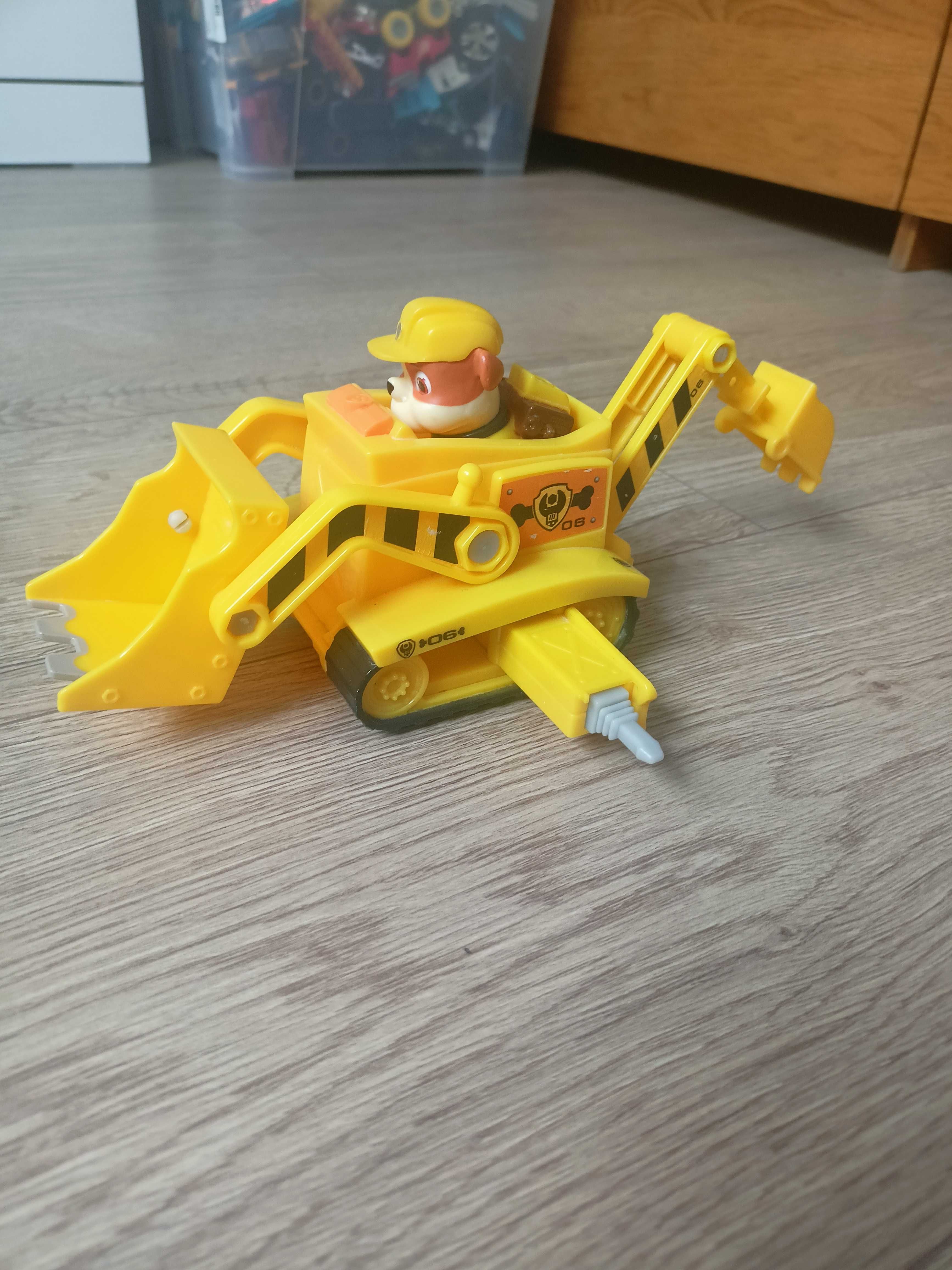 Psi Patrol samochód budowlany/koparka Rubla