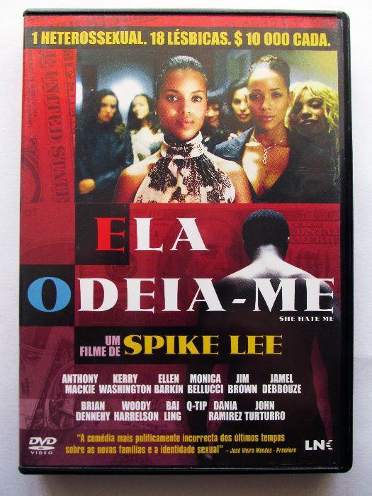 DVD - Ela Odeia-me, de Spike Lee, com Ellen Barkin, Anthony Mackie