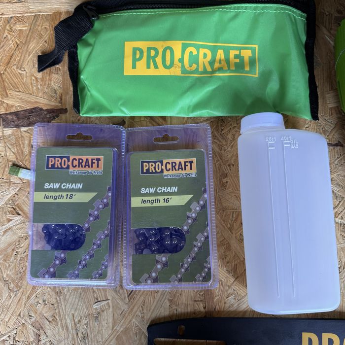 Бензопила Procraft K450 2 шини 40/45 см, 52 см³