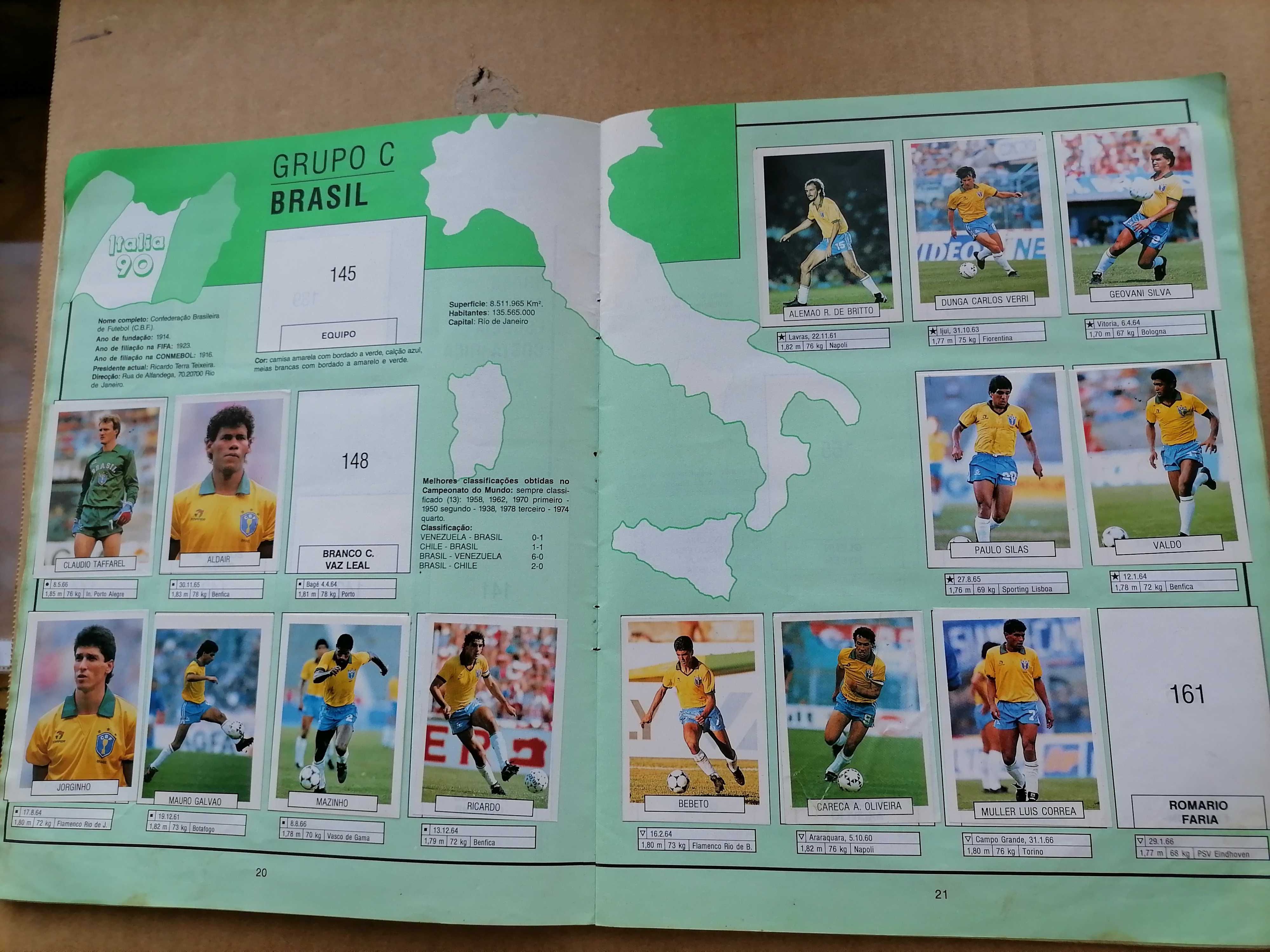 Caderneta Cromos ITÁLIA 90 EuroFLASH c/DIEGO MARADONA Edições Manil