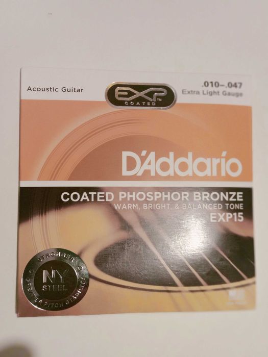 Struny DAddario do Gitary Akustycznej 10 tki nowe 2 komplety