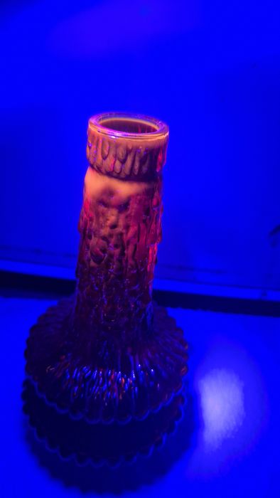 Unikatowe wazony UFO,proj.Timo Sarpaneva Iittalla.Szkło kadmowe-czerwo