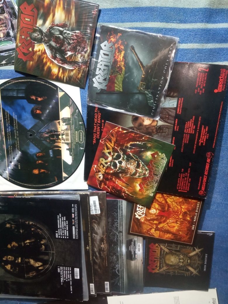 Cannibal Corpse Metallica Slayer Kreator пластинки оригинал автографы