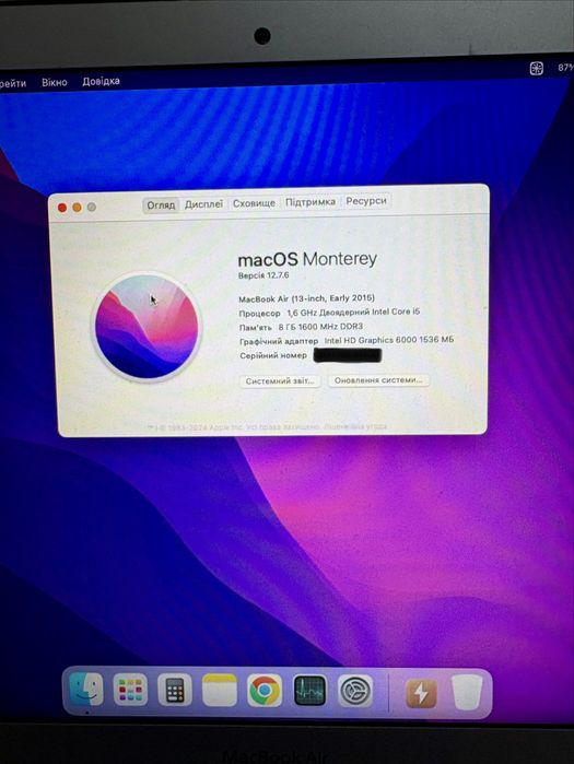 MacBook Air 13 2015 (б/у)