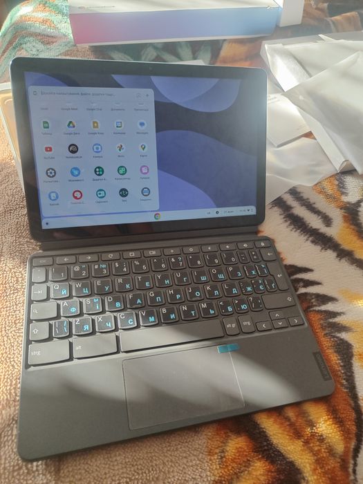 Планшет Ноутбук Леново! Хромбук Lenovo Blue Gray Chromebook.