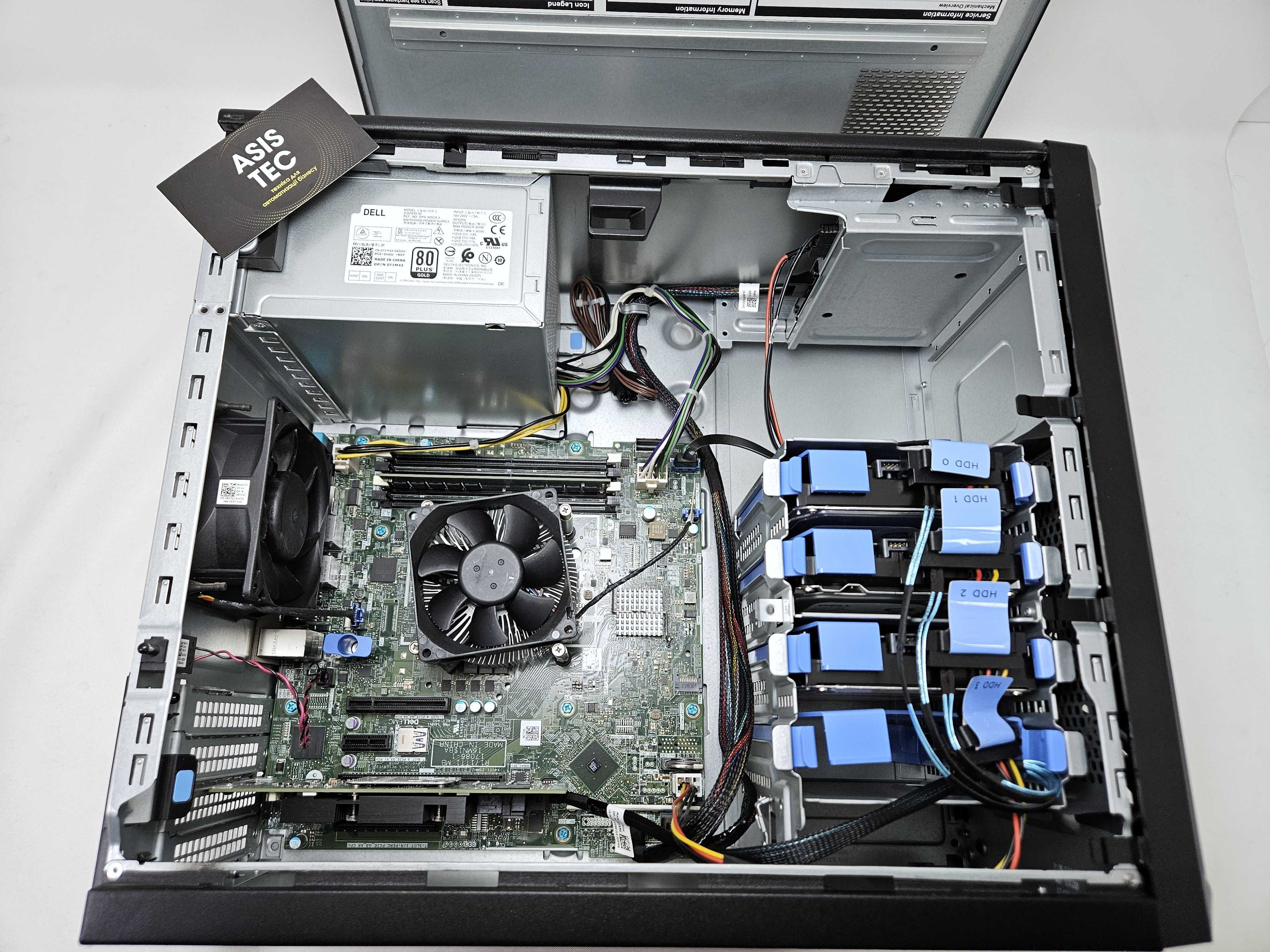 DELL POWEREDGE T140 i3-8100 3.6 GHz/8Gb DDR4/5Tb сервер LFF, 20+ шт