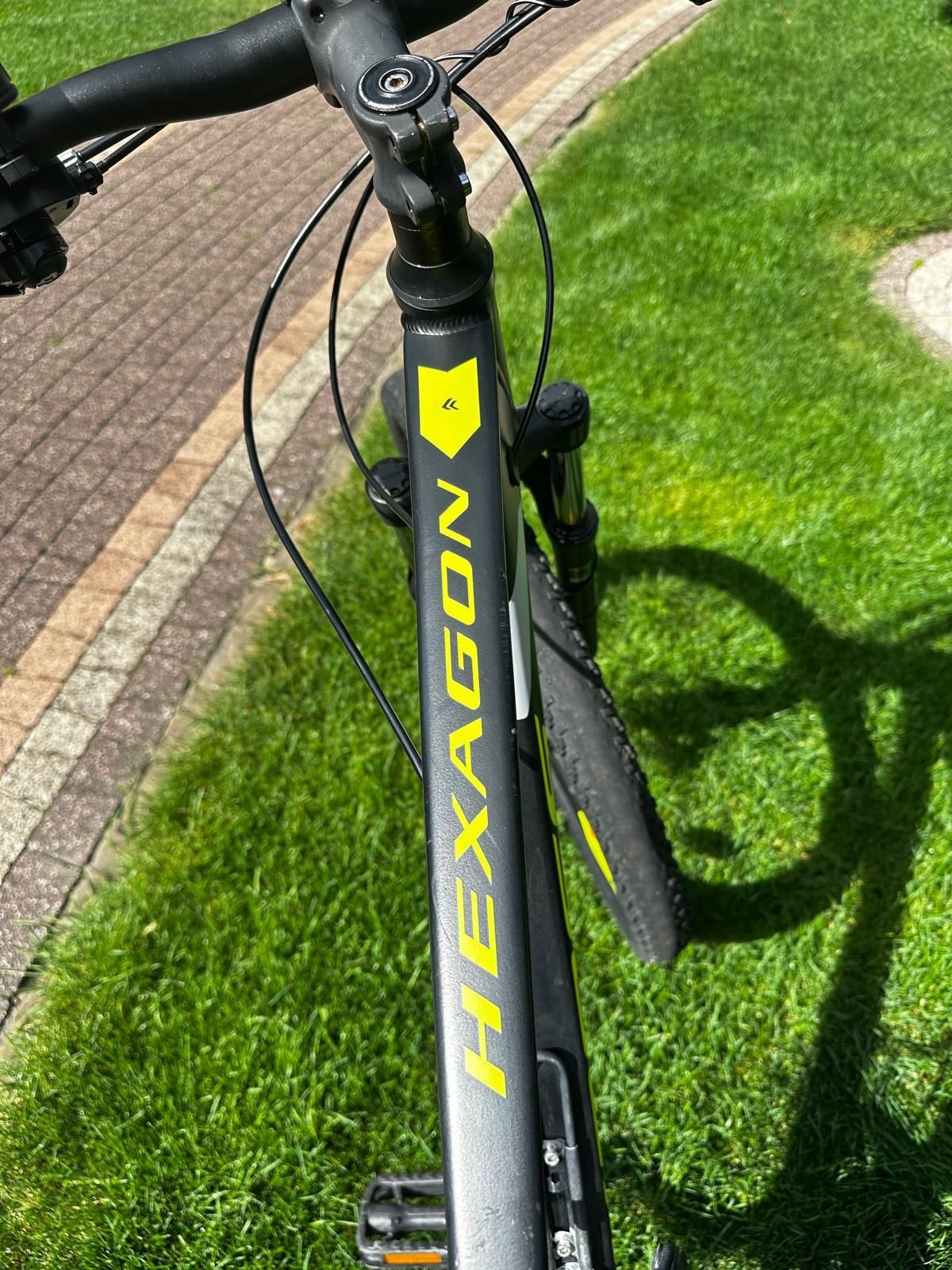 Rower kross hexagon 3.0 żółto-czarny rama S 26'' osprzęt Shimano ŁADNY