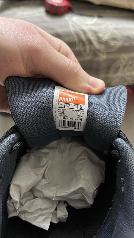 Чоловічі кросівки PUMA DESCENDANT V2 чорного кольору для бігу 46-47