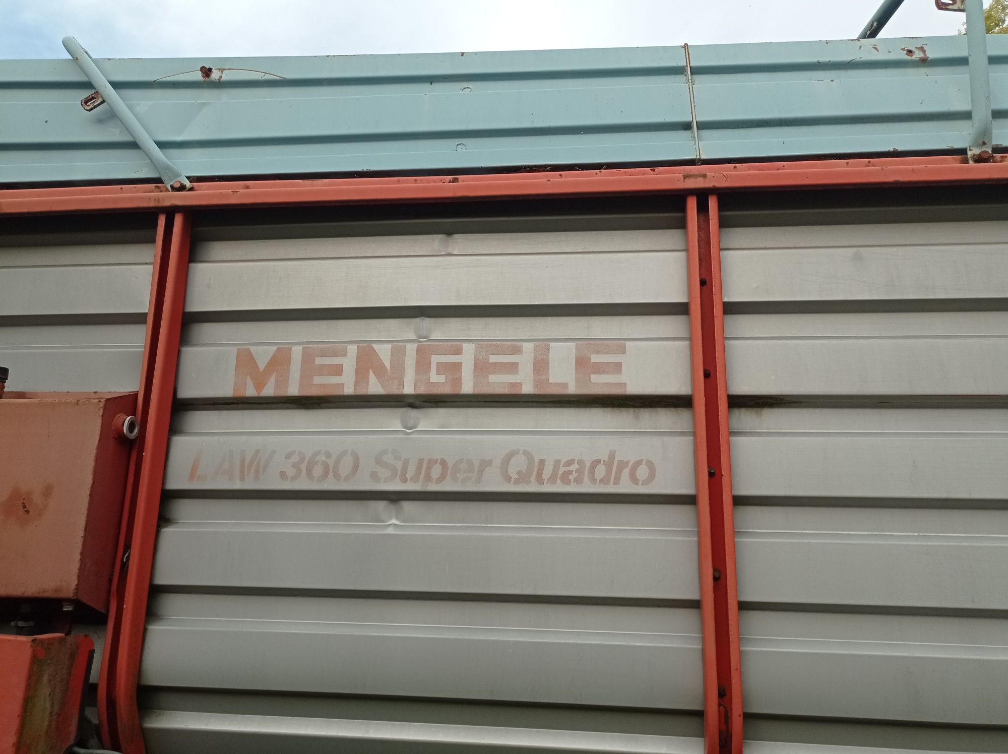 Przyczepa objętościowa. Mengele LAW 360