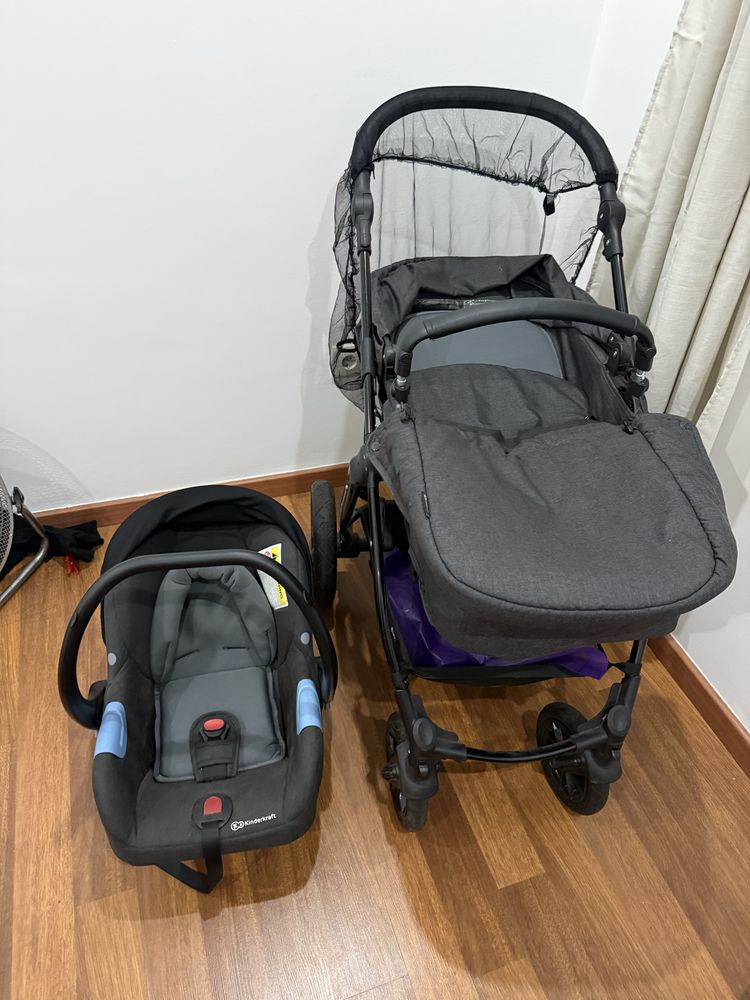 Carrinho + Bebe conforto