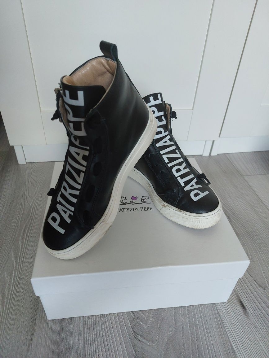 Sneakersy Patrizia Pepe roz.32 skórzane