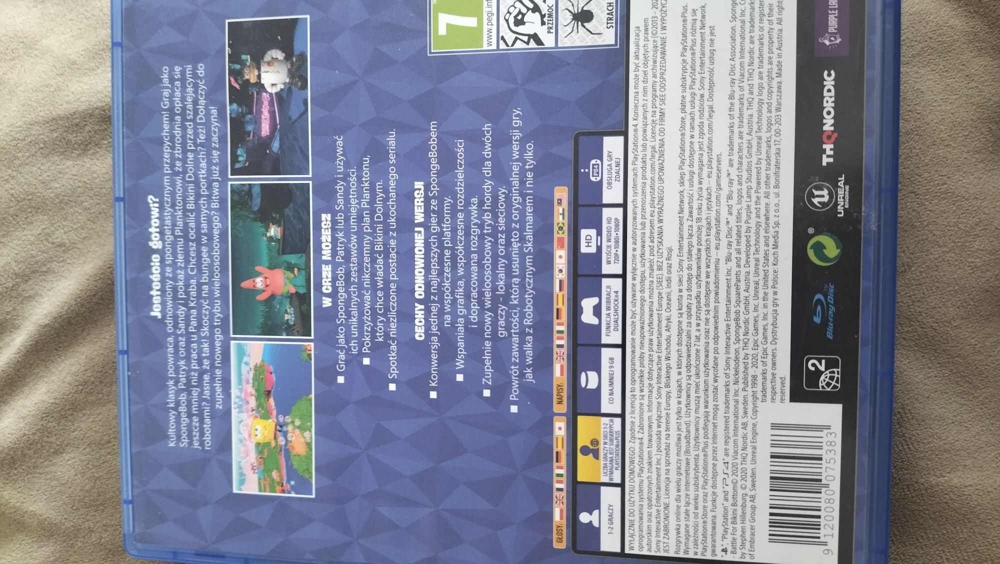 SpongeBob PS4. Polecam