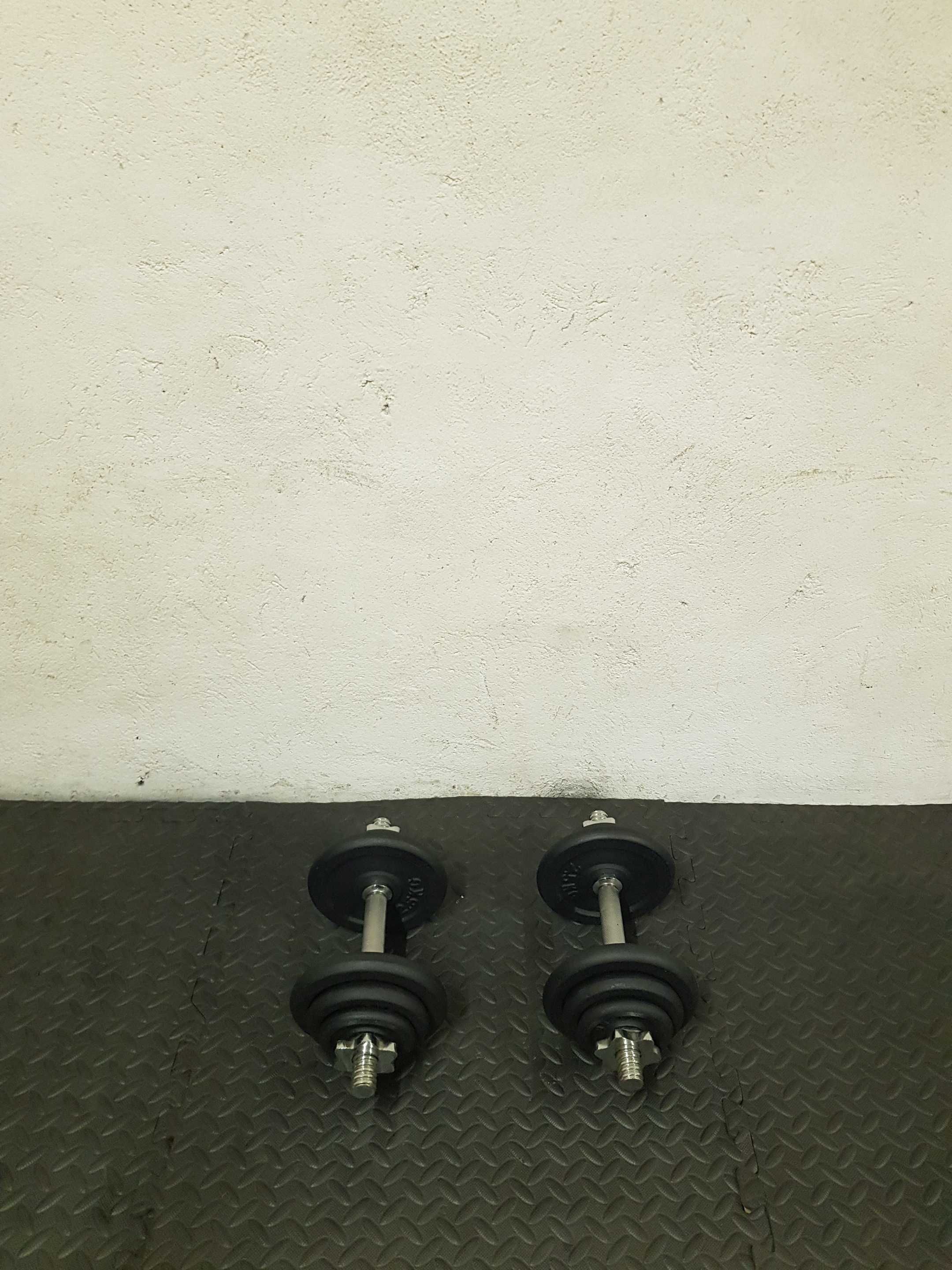 Hantle zeliwne regulowane 10kg x2