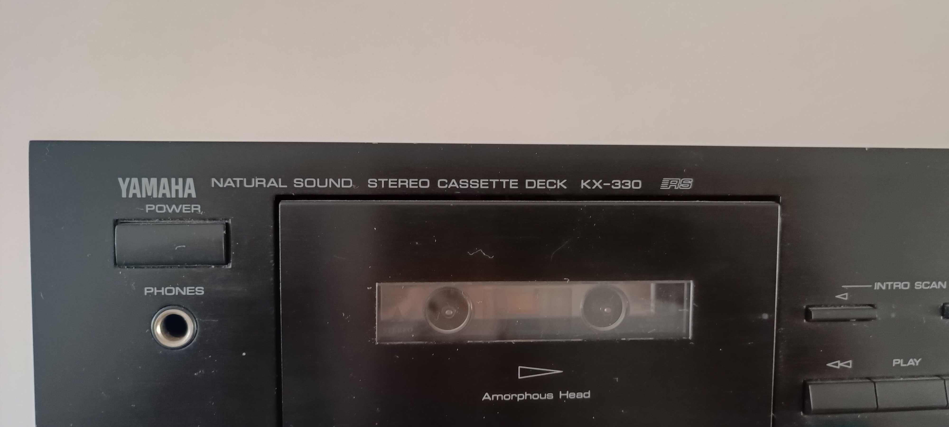 Magnetofon  Yamaha KX-330 czarny