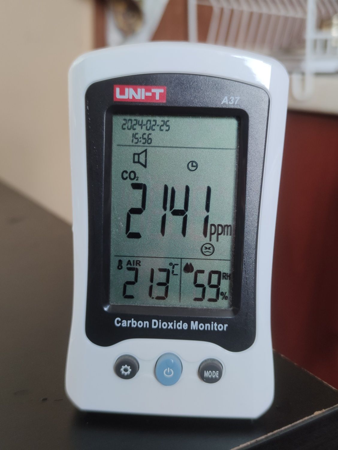 Monitor poziomu dwutlenku węgla, miernik CO2, dokladny, świetny
