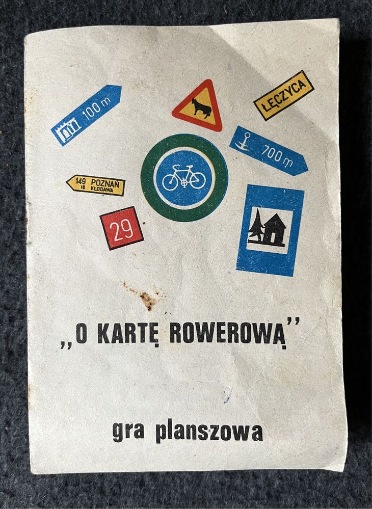 Gra o kartę rowerową. Kompletna gra z PRL