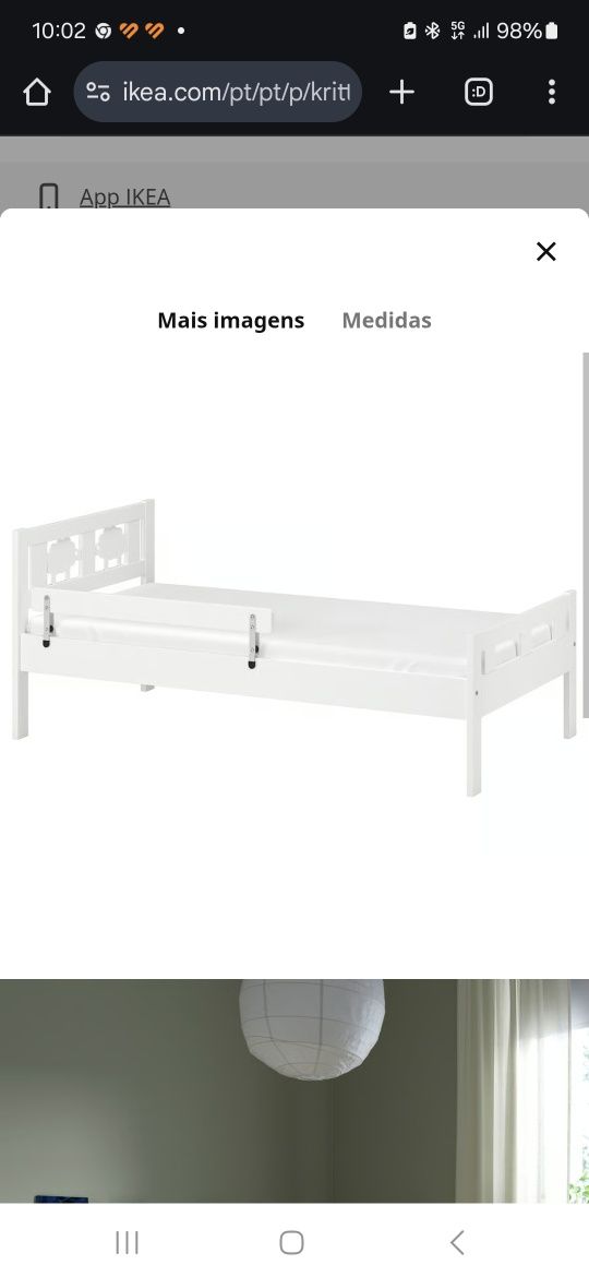 Cama criança IKEA com colchão