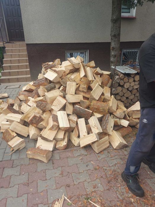 Drzewo iglaste rąbane
