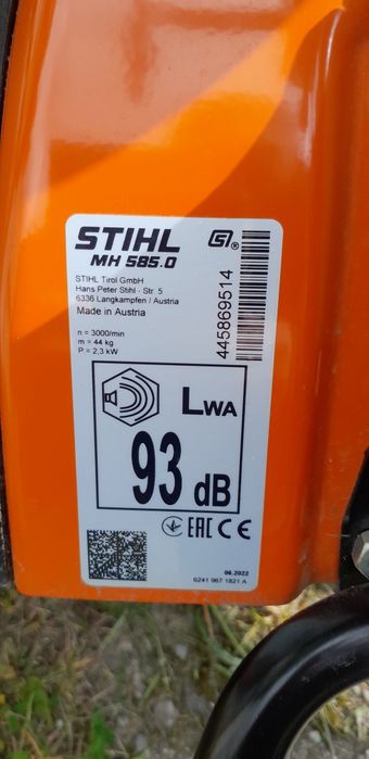 Glebogryzarka stihl MH 585.0