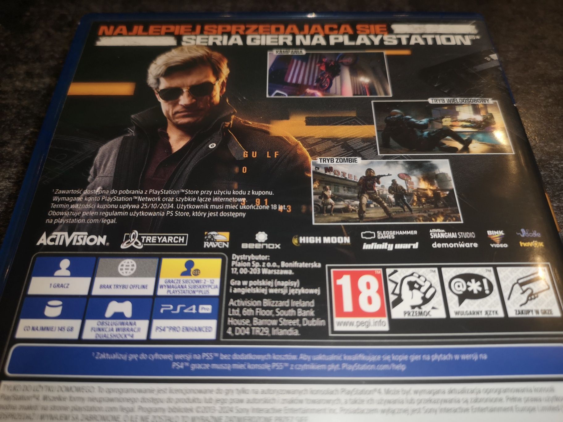 Call of Duty Black OPS 6 PS4 gra PL (jak nowa) sklep Ursus