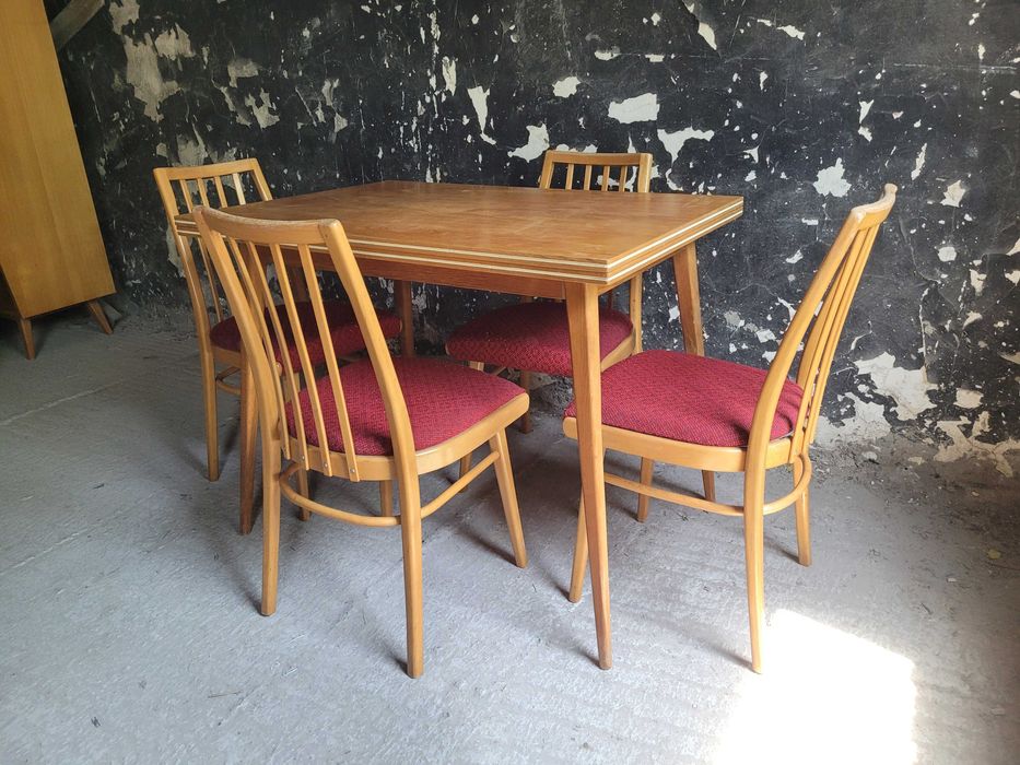 Krzesła Suman Czechosłowacja vintage prl 60 lata