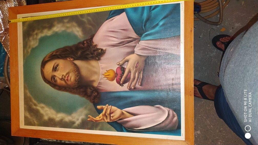 Quadro Jesus em bom estado