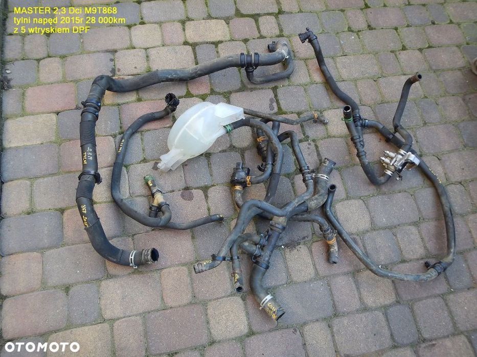 PRZEWODY WODNE MASTER 2,3 DCI M9T898 tylni napęd