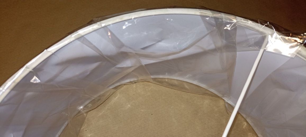 biały abażur DIY do lampy podłogowej i sufitowej lampy wiszącej