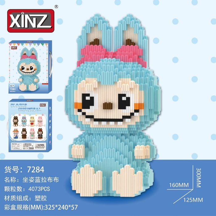 Duzy zestaw klocki labubu  dla dzieci