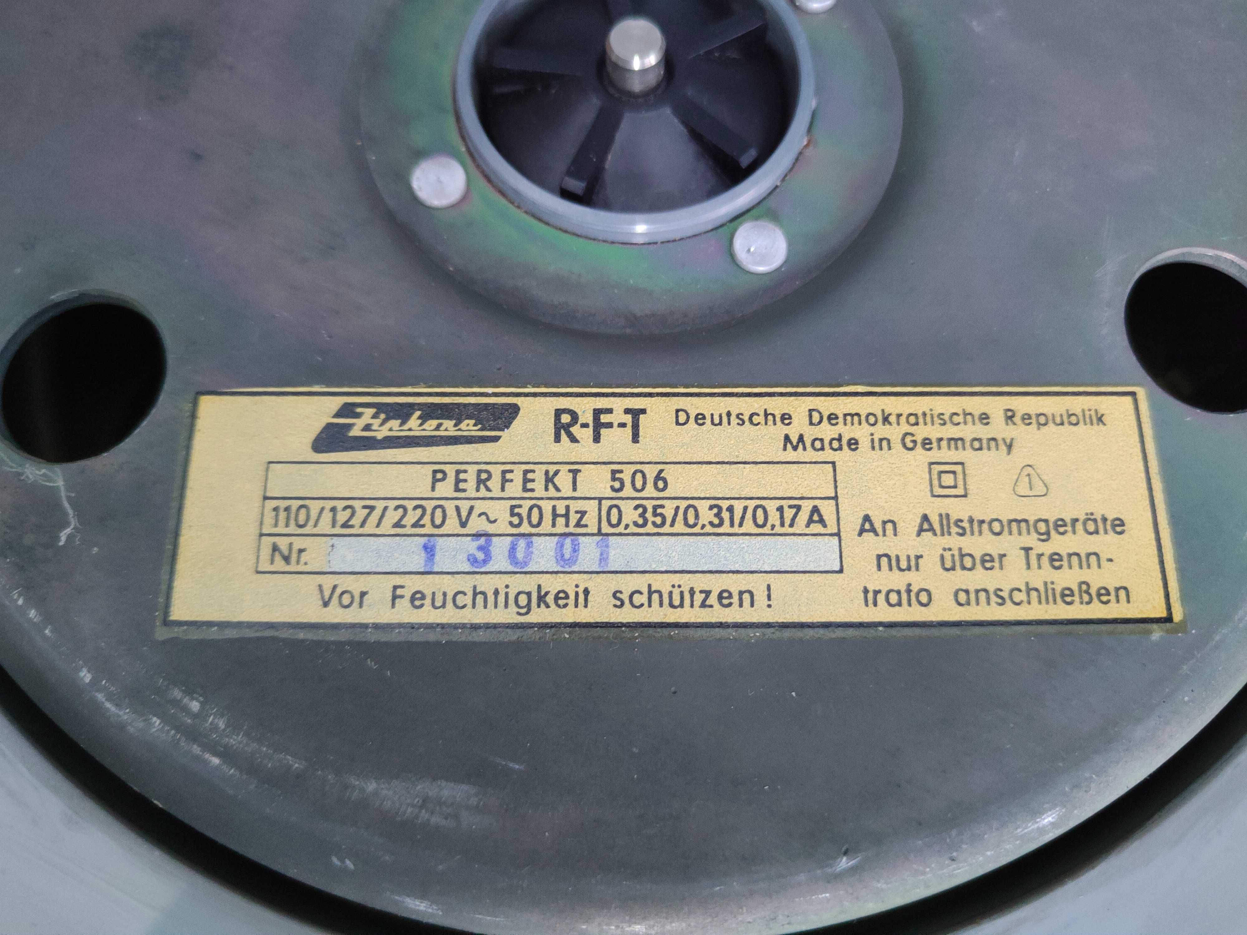 Gramofon RFT Ziphona PERFEKT 506 vintage
